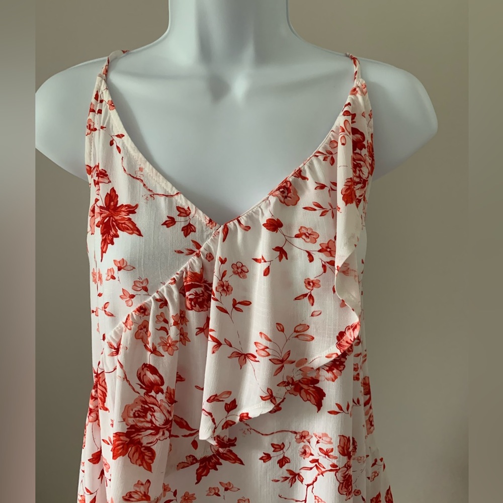 Doe&Rae Ruffled Tank Top